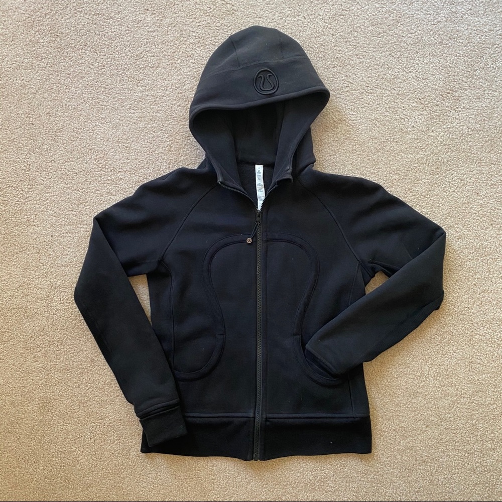 Black Lululemon Sweatshirt Jacket Women’s Size 8